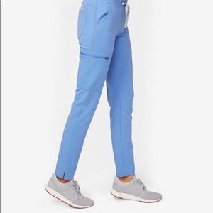 Figs CEIL BLUE Skinny Scrub Pants - Petite X-SMALL